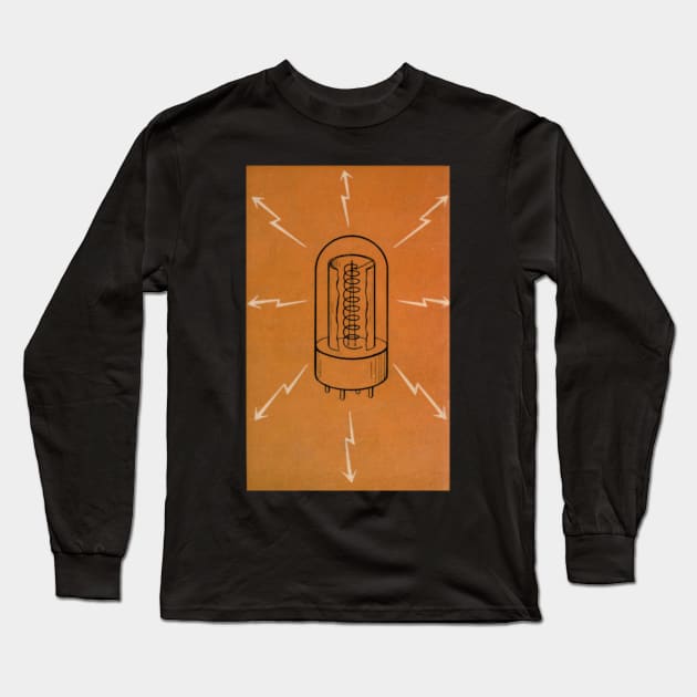 Vacuum Tube Long Sleeve T-Shirt by bluespecsstudio